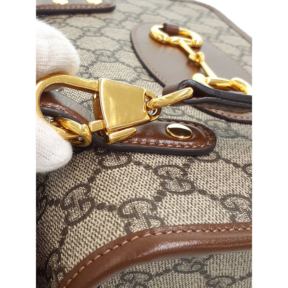 Gucci Horsebit 1955 Top Handle Bag Brown - Picture 7 of 9